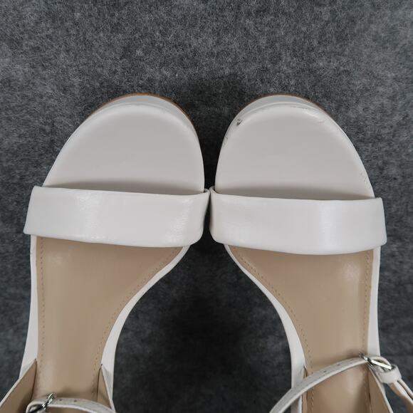 Sam Edelman Shoes Women 8 Sandal Heels Ankle Strap Platform Fashion Leather Jade - Picture 11 of 16